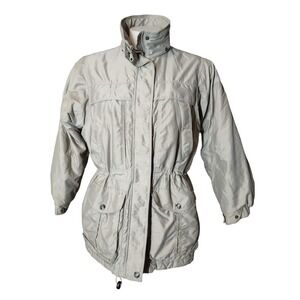 Columbia Parka Jacket M Womens Vintage Gorp Core Grey F7 WL 5160 Insulated Retro